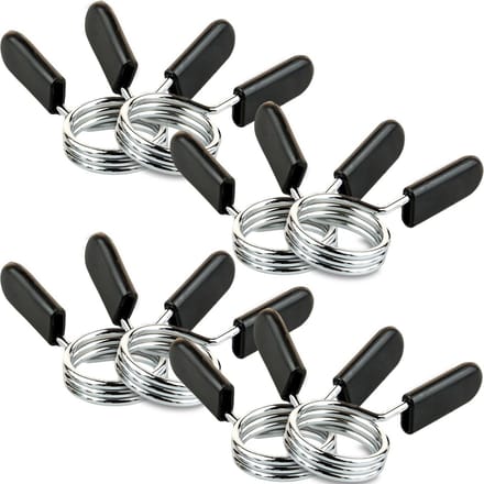 Haltersluitingen 30 mm met veerclip voor halterstangen