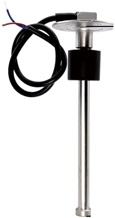 Brandstofmeter - Niveausensor Indicator - Tank Meten - Rood Verlicht LCD - 52mm - Zwart