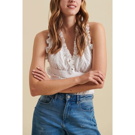 Anne Fontaine Ona White Taglia: 42 | Tute corte Outlet | Donna | Bianco