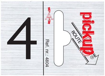 Pickup Route alulook 25x44 mm - cijfer 4