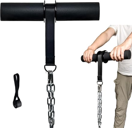 Onderarmversterkingsrol met dikke handgreep - polsroller voor krachttraining en core oefeningen