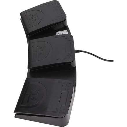 USB Voetpedaal Drievoudige Toetsen MIDI Controller Mechanische Schakelaar Programmeerbaar Computer Toetsenbord voor black