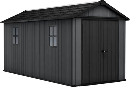 Keter Newton 7515 Tuinhuis - 476x230x246cm - Grijs