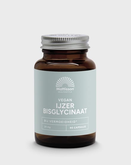Mattisson - IJzerbisglycinaat 28mg - 90 capsules