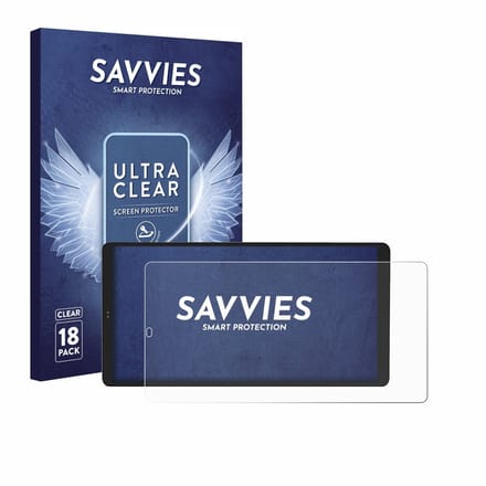 Savvies - Screenprotector voor Shelly Wall Display X2 - Folie Beschermfolie transparant 18 Stuks