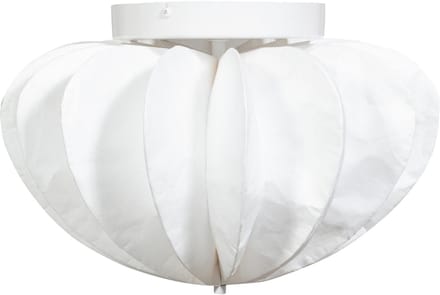 WOOOD Dalia Plafondlamp - Papier - Wit - 28xØ40 cm