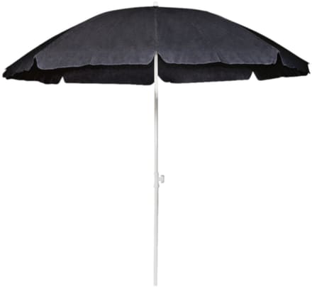 Parasol Ø 200CM Grijs - Strandparasol - Kleine Parasol - Actievlag.nl