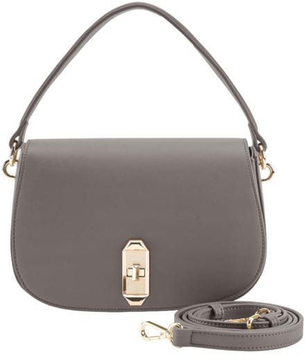SEIDENFELT MANUFAKTUR schoudertas handtas Eiby Shoulderbag Stone Grey Taupe