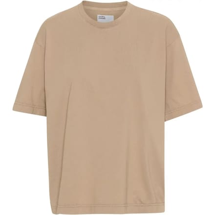 Dames-T-shirt Colorful Standard Organic oversized honey beige
