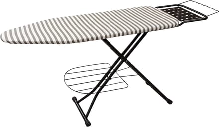 Strijkplank - 110 x 33 cm - voor stoomstrijkijzer - verstelbaar - gestreept