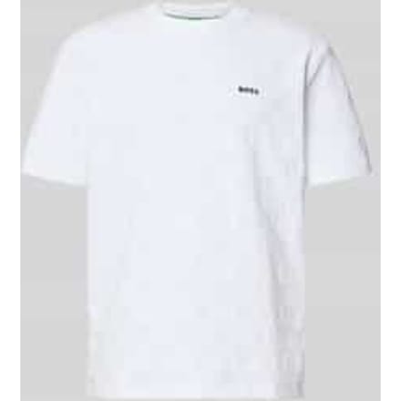 Regular fit T-shirt van katoenmix Model 'TS_MEMBER'