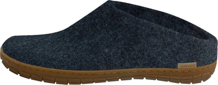 glerups Dames en Heren pantoffels rubberen zool