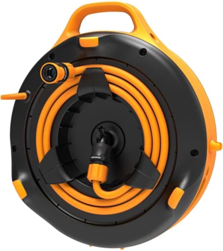 FISKARS - Slanghaspel S + Wandbevestiging set - 15 Meter