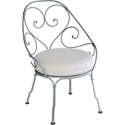 Fermob - 1900 Fauteuil Cabriolet - 26 stormgrijs - grijswit - 4 - 6 Wochen