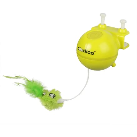 Coockoo - Speelgoed Voor Dieren - Kat - Coockoo Roxy Laserspeelgoed 8x8x10,5cm Limoen - 1st
