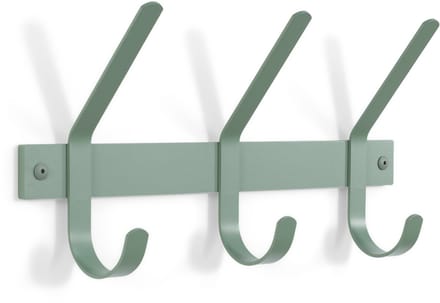 Spinder Design kapstok Dexter 3 - Dusty Green - 3 haken - Staal