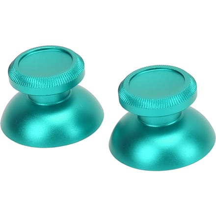 2 PCS Capuchons de joystick en alliage d'aluminium, poignées de joystick de pouce de remplacement, accessoires pour console de jeu