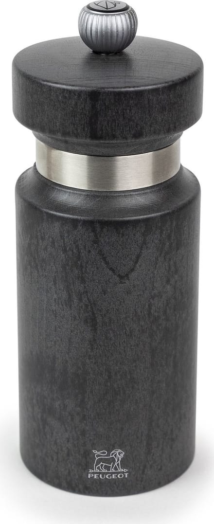Peugeot Royan Pepermolen 14 cm - Metaalgrijs - Beukenhout