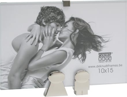 Deknudt Frames fotolijst S67FA6 - glas - zilverkleur - 10x15 cm