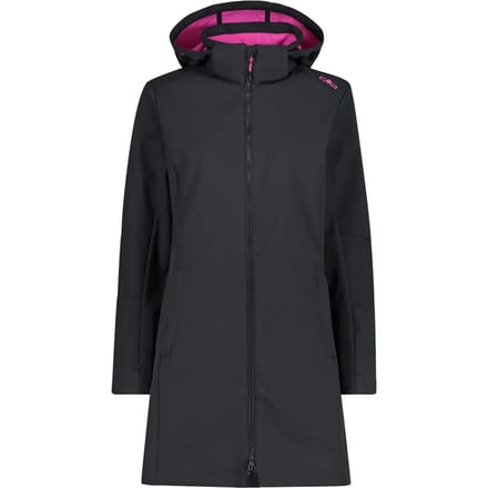 Dames parka met rits en capuchon CMP
