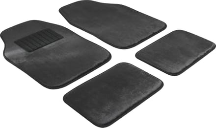Walser Auto tapijt - 4 delen - zwart