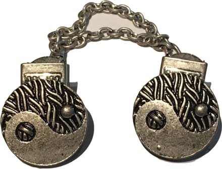 Petra's Sieradenwereld - Vestclip Yin Yang