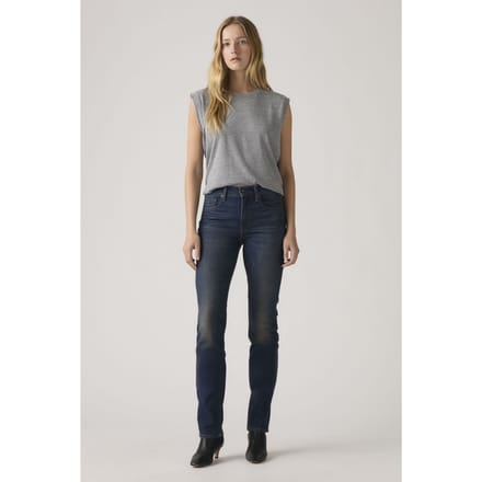 Levi's 724™ High Rise Straight Jeans Blue Größe: W24L30 | Straight Jeans Outlet | Damen | Blau