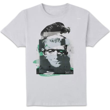 Universal Monsters Frankenstein Collage T-shirt - Wit - M