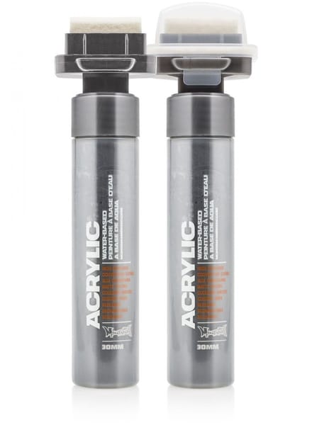 Montana ACRYLIC Marker 30mm Outline Silver