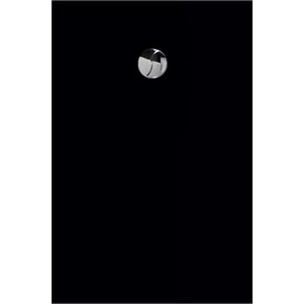 Allibert - Douchebak - Karbon 120 X 80 Cm - Polybeton - Zwart