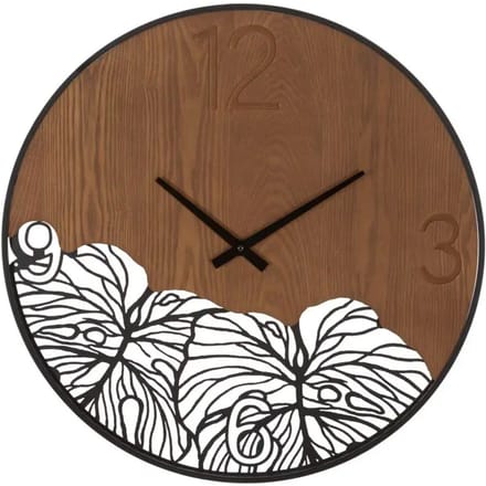 Houten wandklok analoog Mauro Ferretti
