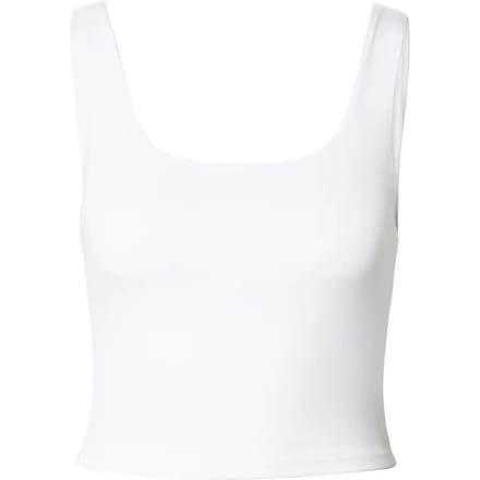 Urban Classics - Cropped Polyamide Mouwloze top - XS - Wit