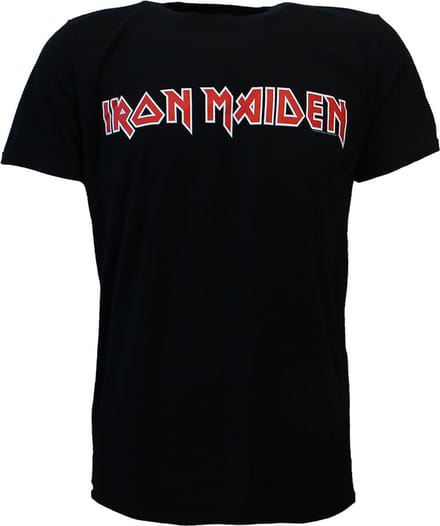 Iron Maiden Band Logo T-Shirt - Officiële Merchandise - S