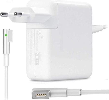 Oplader geschikt voor MacBook 13" type MagSafe 1 60w - A1184, A1344, A1330 MacBook Adapter 60 watt van Zedar