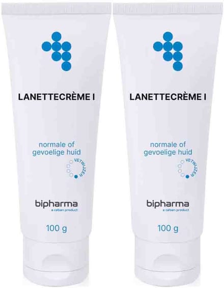 Bipharma Lanettecreme I - 2 x 100 gr - Voordeelverpakking