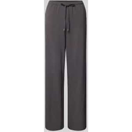 Baggy fit stoffen broek met elastische band, model 'ISADORA'