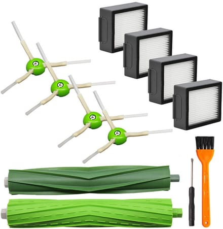 Stofzuigeraccessoires -Geschikt voor IROBOT ROOMBA i3 i4 i6 E5 E6 E7 stofzuiger - Onderhoudsset -12 stuks