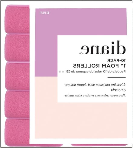 Foam Rollers - Haarrollers - Haar Krullen - Snap Lock Sluiting - 10 Stuks - Roze