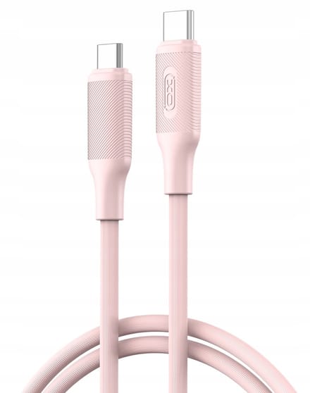 XO USB-C naar USB-C Kabel 1m PD 60W Snel Opladen Roze