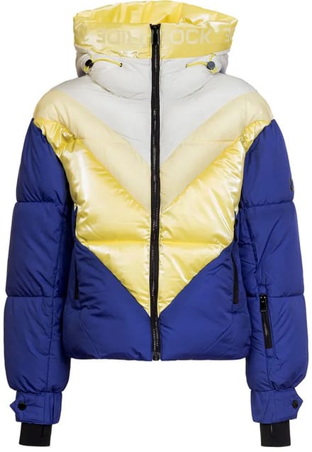 Rock Experience Big White Jas Geel,Wit,Blauw L Vrouw