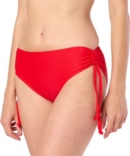 Merry Style Dames Zwembroek - Bikinibroekje - Elastische tailleband - Polyamide & Elastaan – Rood (4186) – 40 - MS-VR-Brief-2