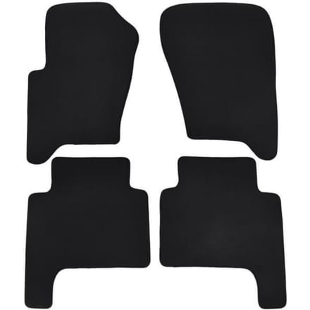 Tapis de sol - Subaru Forester 2013-2018 - Noir - 4 pièces - Antidérapant et imperméable