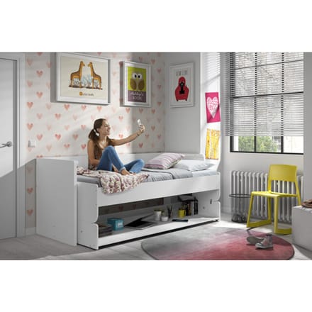 LUCEVI - Denver Bureaubed 90x200cm - Wit