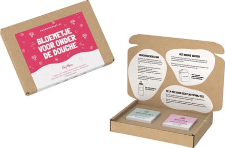 Giftbox Bloemetje voor onder de douche