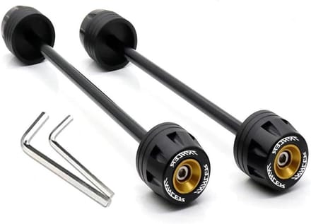 Motorfiets Frame Sliders - Valbescherming Motor - Motor Beschermen - Aluminiumlegering POM - 1 Set - Goud