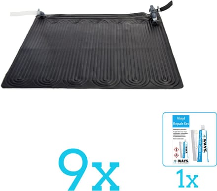 Intex Solar Mat - Zwembad Verwarming - 28685 - Volumebundel - Solar Mat - 9-delig