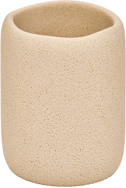 5Five Olea Tandenborstelhouder - Ø8x10cm - Beige