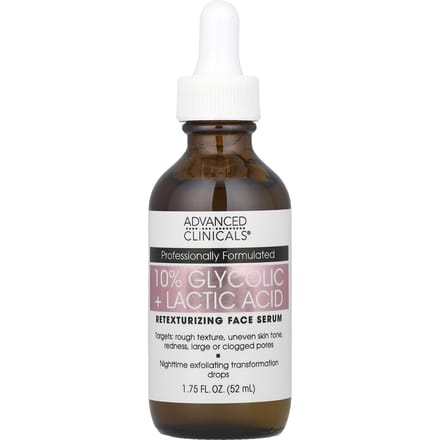 Advanced Clinicals, 10% glycolzuur serum 52 ml
