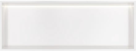 Hotbath &More Inbouwnis - 30 x 80 x 10 cm - met LED-verlichting - Mat Wit