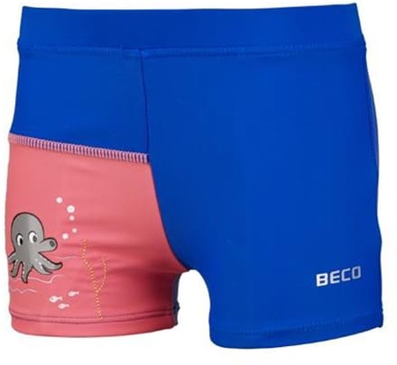 Beco Zwemboxer Inktvis Jongens Polyamide Blauw/roze Maat 98